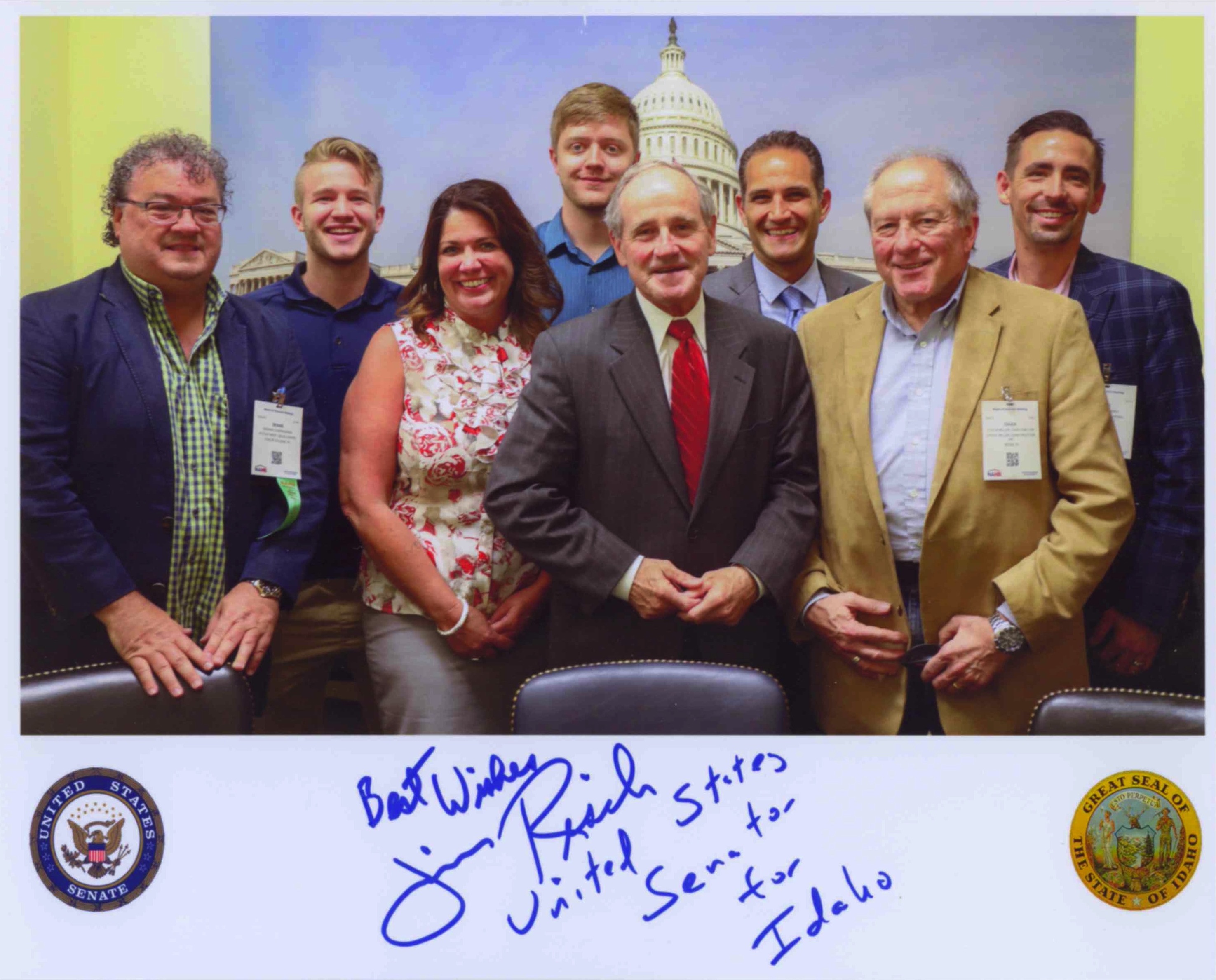 Craig Risch Dennis Cunningham with Senator Risch - ActiveWest Builders